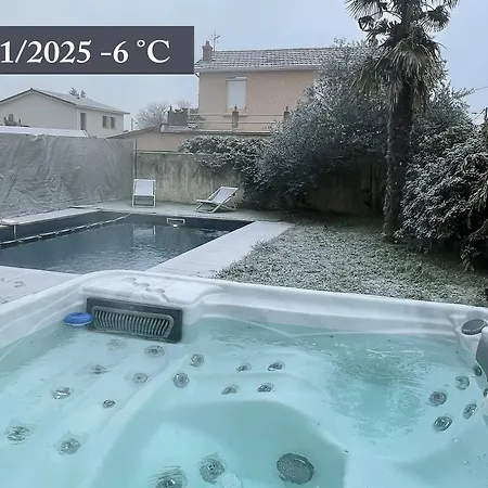 Unique! Jacuzzi Prive 35°c + Cinema Entiere Villa Meyzieu